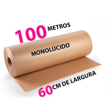 Papel Kraft 80g Com 60cm De Largura x 100 Metros Monolúcido - Fofinhos  Ateliê - Papel Kraft - Magazine Luiza