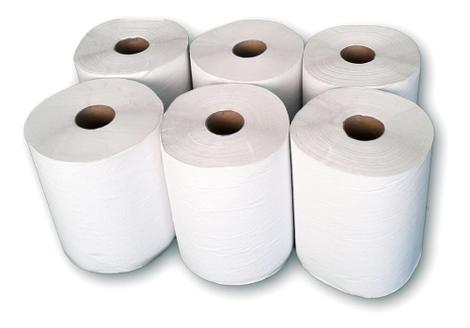 Papel Toalha Bobina Com 6 Rolos De 180 Metros Cada - PAPER - Papel ...