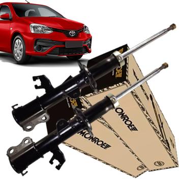 Par de Amortecedor Monroe Dianteiro Toyota Etios Hatch Sedan ...