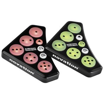 Novation Dicer / DJコントローラ Par De Controlador Dicer Profissional Para Dj e Produtores