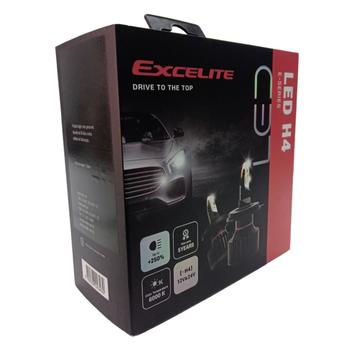 Par de Lâmpadas de Led H4 12V e 24V - Excelite - Lâmpada Automotiva Led ...