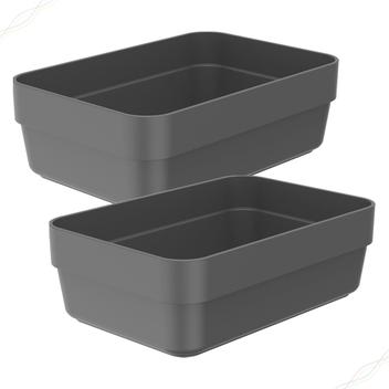 Par de Organizador De Gavetas Multiuso Logic Ou Tamanho P (11,5 x 17 x