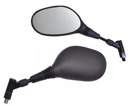 PAR DE RETROVISOR XT 660 Lander Xtz 250 ROTATIVO PRETO PADRAO YAMAHA ...