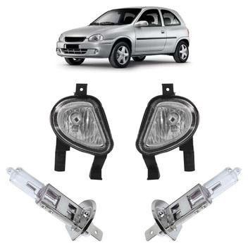 Par Farol de Milha Corsa Hatch 2000 A 2002 + Lâmpadas H3 - Automotive ...