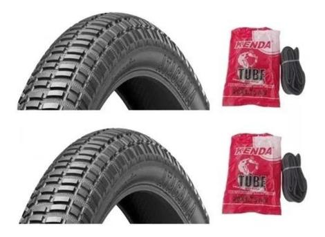 Coppia Di Pneumatici Bianchi 20x2.125 Con Camere D'aria – Per Bici BMX, Cruiser E Pieghevoli