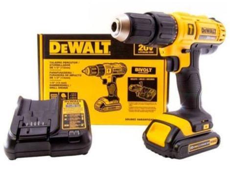 Parafusadeira de Impacto 1 2 20V MAX Ion Litio DCD776LC1 DEWALT Parafusadeira a Bateria Magazine Luiza
