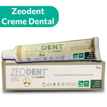 Pasta de Dente Sem Flúor com 90g - ZeoCosmetic - Creme e Gel Dental ...