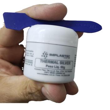 Pasta Térmica Thermal Silver Pote 50g Implastec Pocessador - Pasta ...