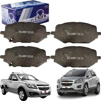 Pastilha De Freio Dianteira Chevrolet Montana Tracker 1.2 12v 1.0 12v ...