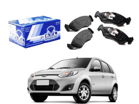 Pastilha freio dianteira syl original ford fiesta 1.0 2009 a 2014 ...