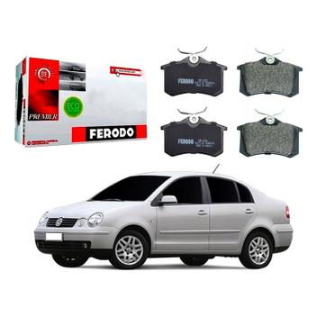Pastilha Freio Traseira Polo Sedan 2.0 2003 A 2006 - Ferodo - Pastilha ...