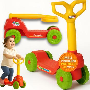 Patinete Infantil 3 Rodas 3 4 5 Anos Mini Scooter Menino ate 30kg ...