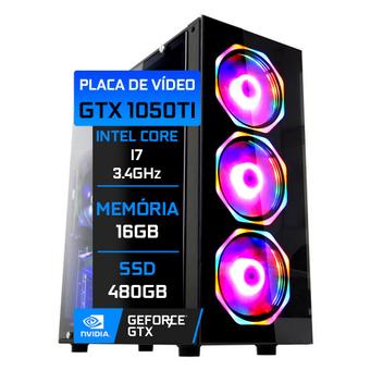 Pc Gamer Cpu Computador Core I7 4790 + 16gb + Ssd 480gb + Fonte 500w PARA  JOGOS - INTEL - Computador Gamer - Magazine Luiza