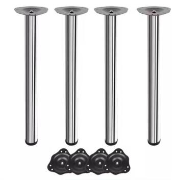 Pé Metálico Para Mesa De Escritório 72cm Kit 4pes - HCH - Pés para ...