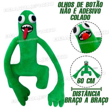 Boneco Green Rainbow Friends Jogo Roblox Pelúcia Verde Lingua - Bonecos -  Magazine Luiza