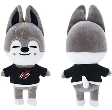 Pelúcia Skzoo Personagem Wolf Chan Stray Kids Cartoon 20cm - WB