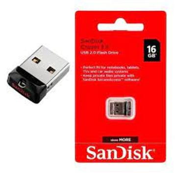 Pen Drive 16gb Sandisk Cruzer Fit - Pen Drive - Magazine Luiza