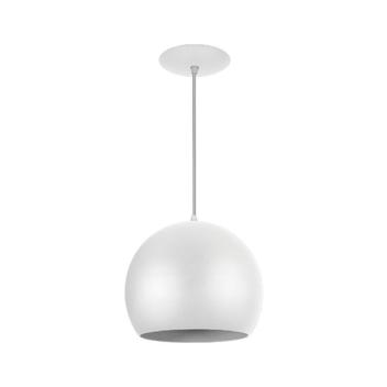 PENDENTE E27 ME27 BOLA GR 20CM BCO NY1820AL1 WH