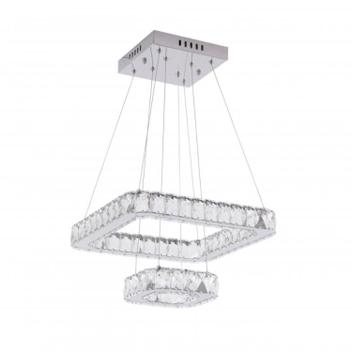 Pendente Tokyo LED Quadrado 02 Aros 35W 4000k 40x20cm Pendente Tokyo LED Quadrado 02 Aros 35W 4000k 40x20cm