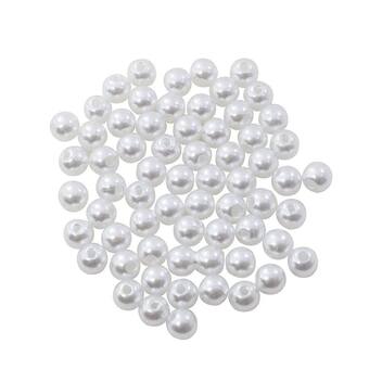 thumbnail image 2 of South Sea White Shell Pearl Beads – 12 To 20mm Round Loose Beads 15" Strand 2 of 5