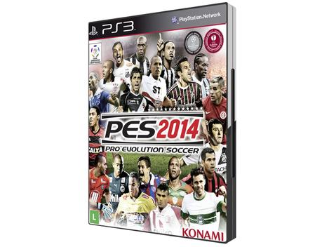 Jogo Pro Evolution Soccer 2014 PES 14 Playstation 3 Ps3 Narração Português  Mídia Física Original Usado Game Futebol