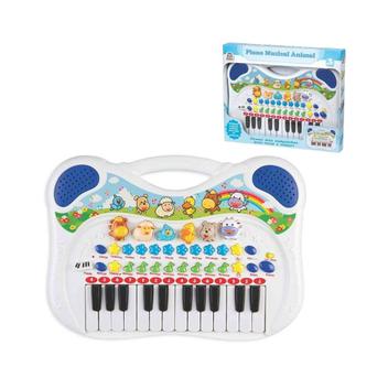 Teclado Infantil Brinquedo Piano Musical som de Animais - BRASKIT - Piano /  Teclado de Brinquedo - Magazine Luiza