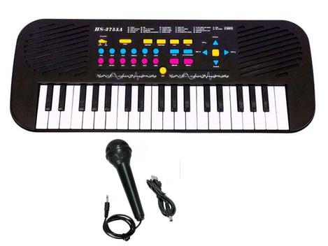 Brinquedo Infantil Teclado Musical C Microfone Educativo DM - Loja