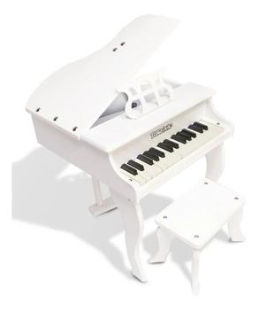 Piano Teclado Infantil Acústico de calda madeira branco - Bell -  Instrumentos de Teclas - Magazine Luiza