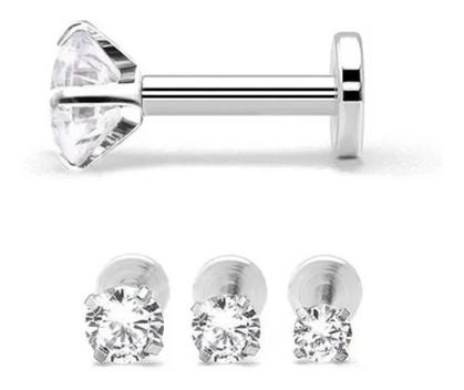 Comprar Piercing Zircônia Detalhado - Yas Joias