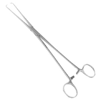 Pinça pozzi 24 cm p/ colo uterino - Ascamas - Pinças Cirurgicas ...
