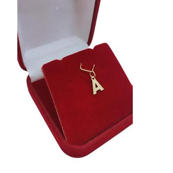 Pingente da Letra A em Ouro 18k - Inicial do Nome - Chiassoni ...
