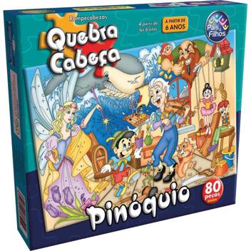 Jogo Quebra-Cabeça: Pinóquio - 80 Peças Pais & Filhos - Quebra-Cabeça -  Magazine Luiza