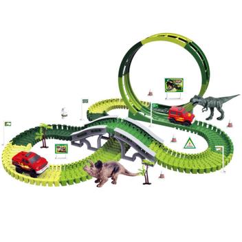 Pista Com Carrinho Dinossauro 1 Looping - Toyng Ref 43372 - Zambra