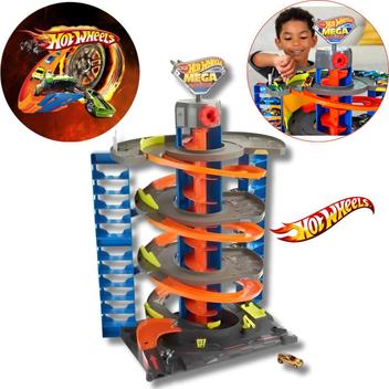Pista De Brinquedos Para Veículos Hot Wheels City Mega Garage - Mattel ...