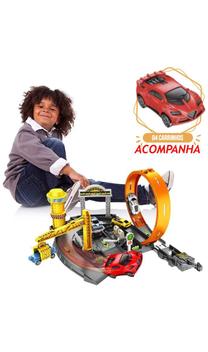 carrinho de brinquedo speedster pista rápida polibrinq 7040