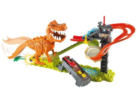 Pista de Ataque do T-Rex Hot Wheels Mattel - X4280 - Pistas de Brinquedo -  Magazine Luiza