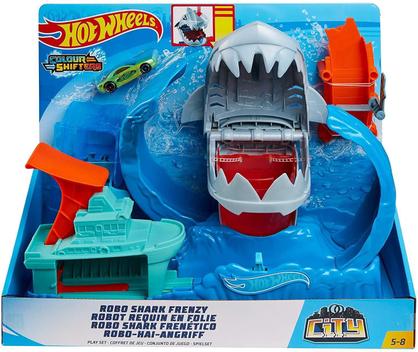 Hot Wheels Pista e Acessório Lançador de Tubarão Mattel no Shoptime