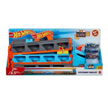 Caminhão Transportador e Pista de Corrida Speedway Hauler Hot Wheels Mattel  - Fátima Criança