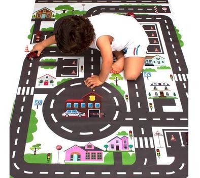 Pista Hot Wheels Grande Cidade Para Carrinhos Ilustrada Gg