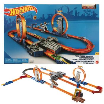  Hot Wheels Track Builder Total Turbo Takeover Set