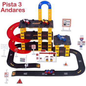 Pista De Carrinho Corrida Infantil Brinquedo Posto Gasolina Garagem -  MAPTOY - Pistas de Brinquedo - Magazine Luiza