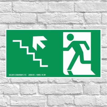 Placa de Aviso - Cuidado ao descer/subir Escadas - 20x25cm - ES03 (NÃO ...