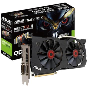 Placa de Vídeo ASUS Nvidia GeForce GTX 970 4GB GDDR5 PCI Express