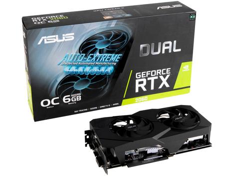 Placa de Vídeo Asus NVIDIA GeForce RTX 2060 - 6GB GDDR6 192 bits