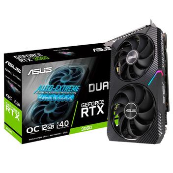 Placa de Vídeo RTX 3060 Asus Dual O12G V2 NVIDIA GeForce, 12GB