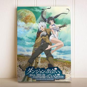 Placa Decorativa Anime Dungeon ni Deai o Motomeru - Cogumenlo Corp - Placa  Decorativa - Magazine Luiza