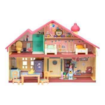 Playset Bluey Celebration Home com 11 móveis e boneco de 2,5 polegadas ...