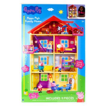 Casa Gigante Da Peppa Pig 55 Cm Com Peppa E George Inclusos - Ri Happy