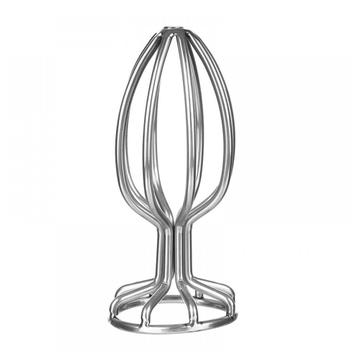 Plug Anal Vazado Em Aço Inoxidável Tamanho G - 9 X 3,9 Cm - YOUVIBE