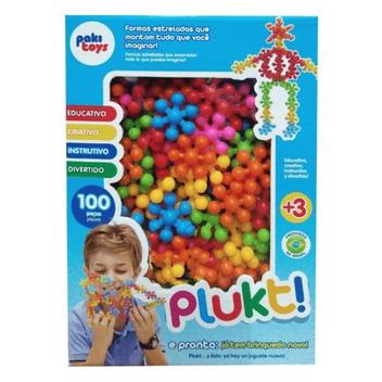 Brinquedo Blocos De Montar Plukt 100 Pecas Poki Toys - Paki Toys -  Brinquedos de Montar e Desmontar - Magazine Luiza